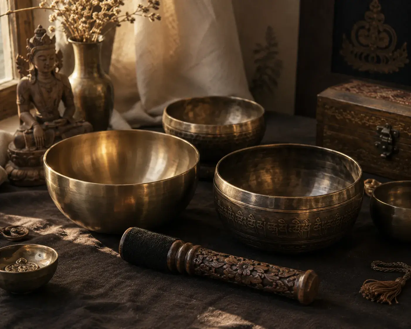Singing Bowls inspection Nepal quality control